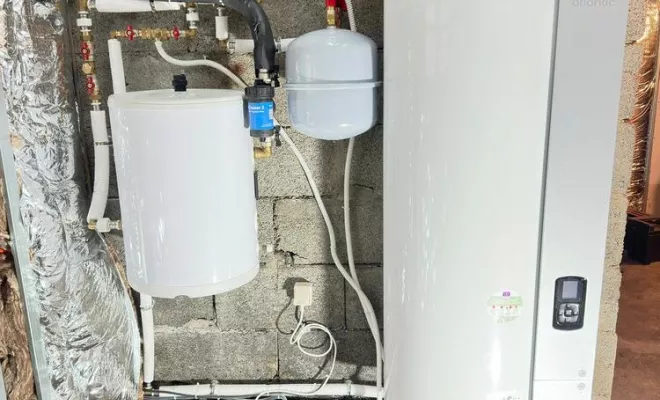 Pose d'une Pompe à Chaleur AIR/EAU et d'un Ballon Thermodynamique, AUREILHAN, BEENRJ